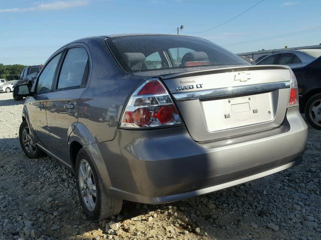 KL1TD5DE5BB257335 - 2011 CHEVROLET AVEO LS SILVER photo 3