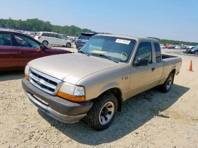 1FTYR14V7YTB06766 - 2000 FORD RANGER SUP TAN photo 2