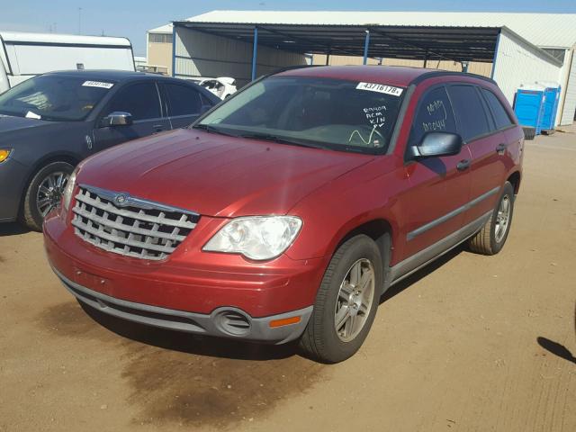 2A8GM48L48R658794 - 2008 CHRYSLER PACIFICA L წითელი ფოტო 2