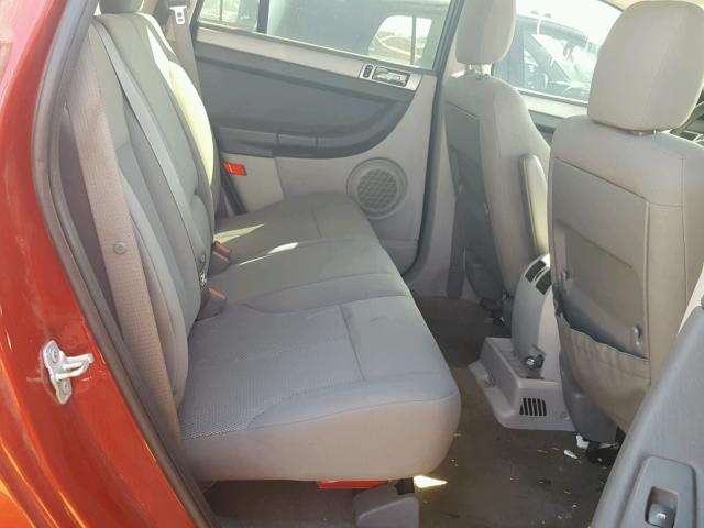 2A8GM48L48R658794 - 2008 CHRYSLER PACIFICA L წითელი ფოტო 6