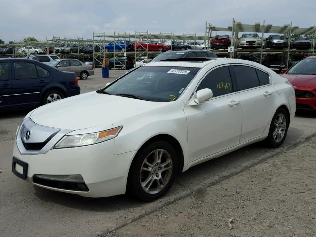 19UUA8F28BA003555 - 2011 ACURA TL WHITE photo 2