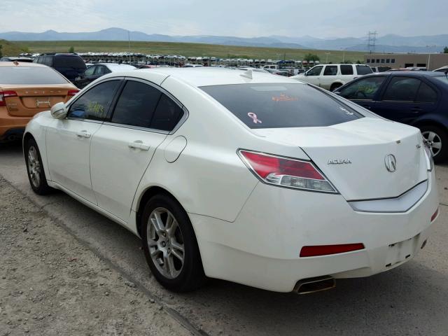 19UUA8F28BA003555 - 2011 ACURA TL WHITE photo 3