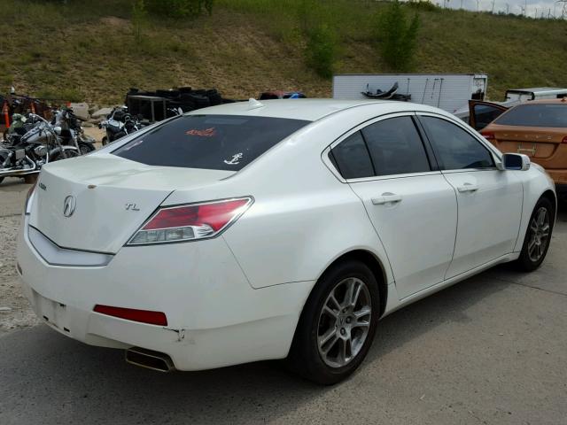 19UUA8F28BA003555 - 2011 ACURA TL WHITE photo 4