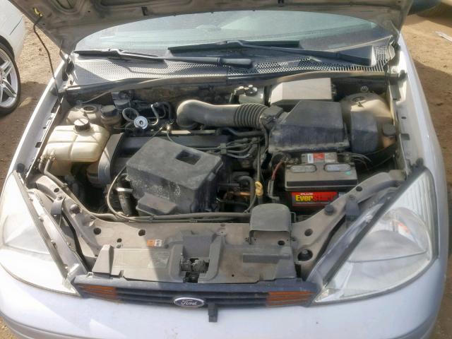 3FAFP31391R251882 - 2001 FORD FOCUS ZX3 SILVER photo 7