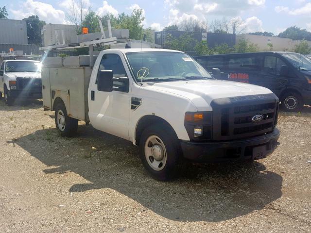 1FDSF30518EC15806 - 2008 FORD F350 SRW S WHITE photo 1