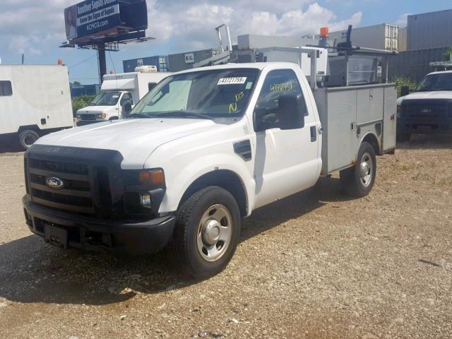 1FDSF30518EC15806 - 2008 FORD F350 SRW S WHITE photo 2