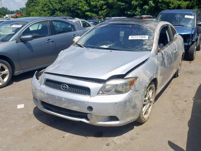 JTKDE177770199272 - 2007 TOYOTA SCION TC ვერცხლისფერი ფოტო 2