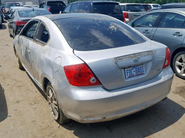 JTKDE177770199272 - 2007 TOYOTA SCION TC ვერცხლისფერი ფოტო 3
