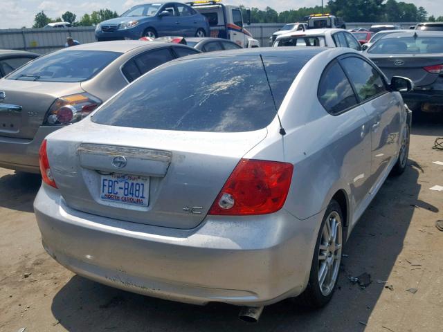 JTKDE177770199272 - 2007 TOYOTA SCION TC ვერცხლისფერი ფოტო 4