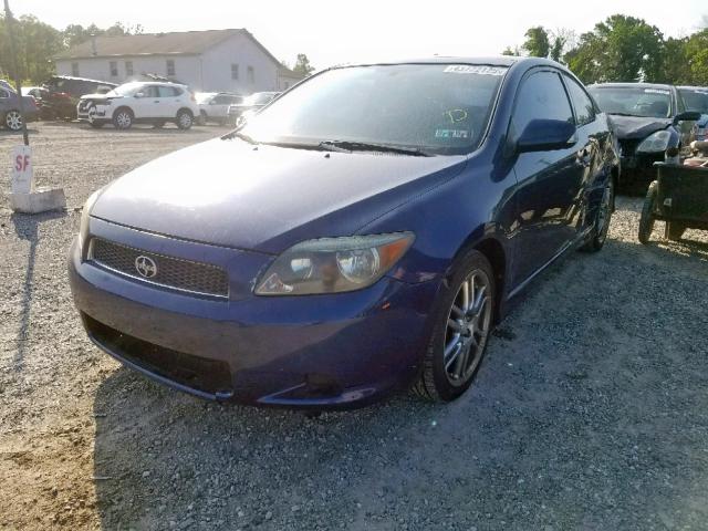 JTKDE177250015417 - 2005 TOYOTA SCION TC BLUE photo 2