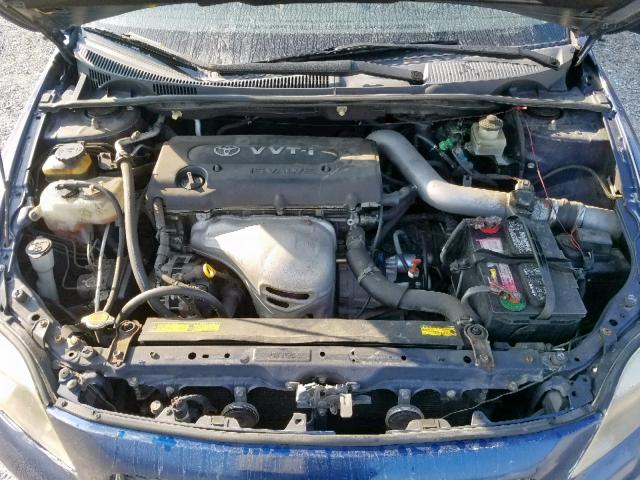 JTKDE177250015417 - 2005 TOYOTA SCION TC BLUE photo 7