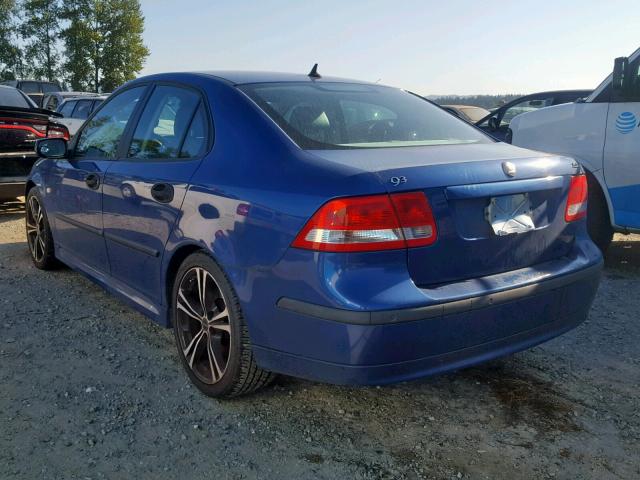 YS3FD49Y131040142 - 2003 SAAB 9-3 ARC BLUE photo 3