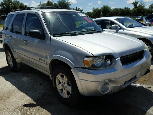 1FMYU95HX6KA30724 - 2006 FORD ESCAPE HEV SILVER photo 1