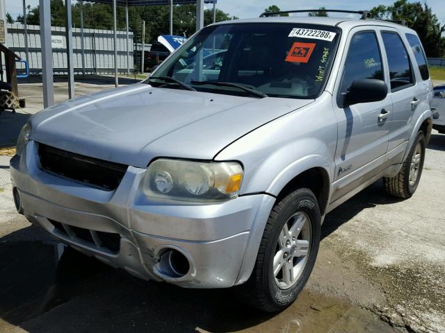 1FMYU95HX6KA30724 - 2006 FORD ESCAPE HEV SILVER photo 2