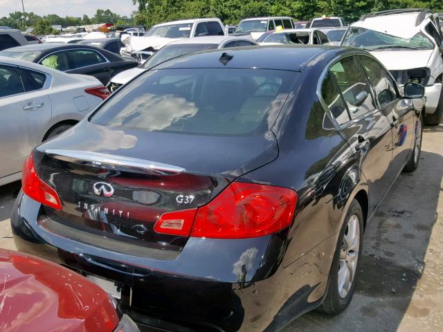 JNKCV61E59M311116 - 2009 INFINITI G37 BASE BLACK photo 4