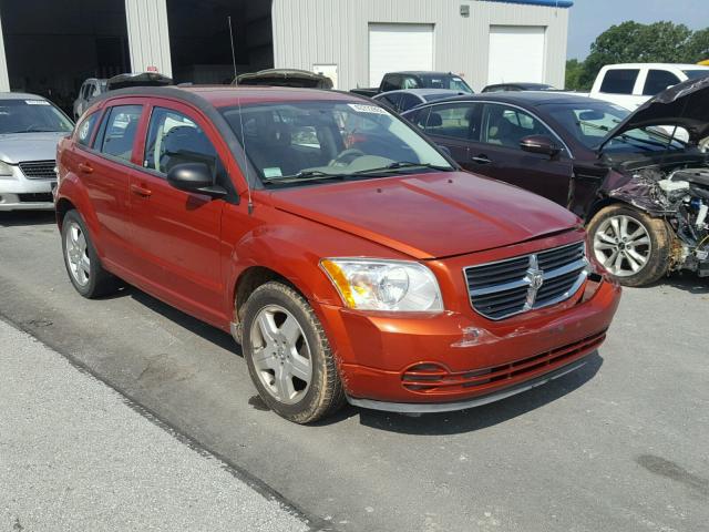 1B3HB48A89D108584 - 2009 DODGE CALIBER SX ORANGE photo 1