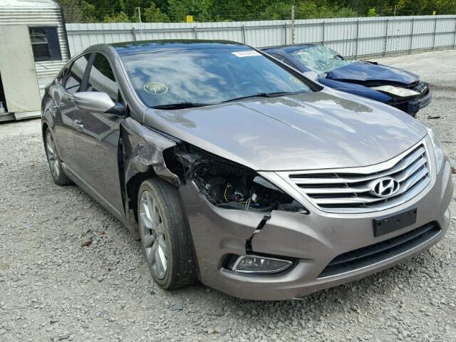 KMHFH4JG1DA233001 - 2013 HYUNDAI AZERA GLS GRAY photo 1