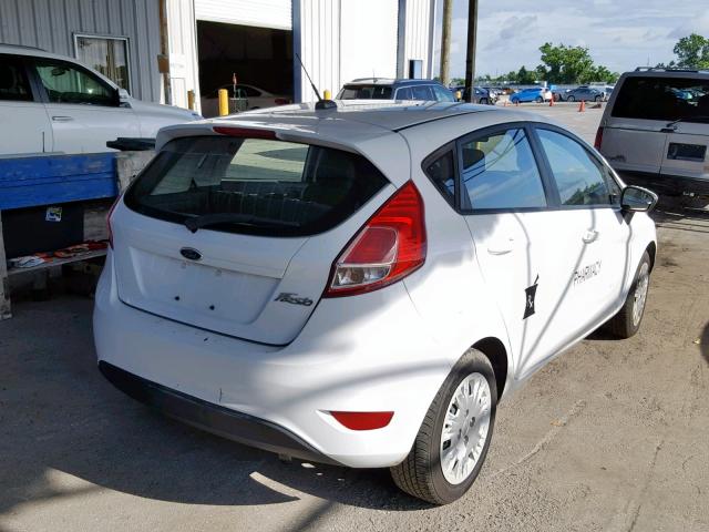 3FADP4TJ7EM177325 - 2014 FORD FIESTA S WHITE photo 4