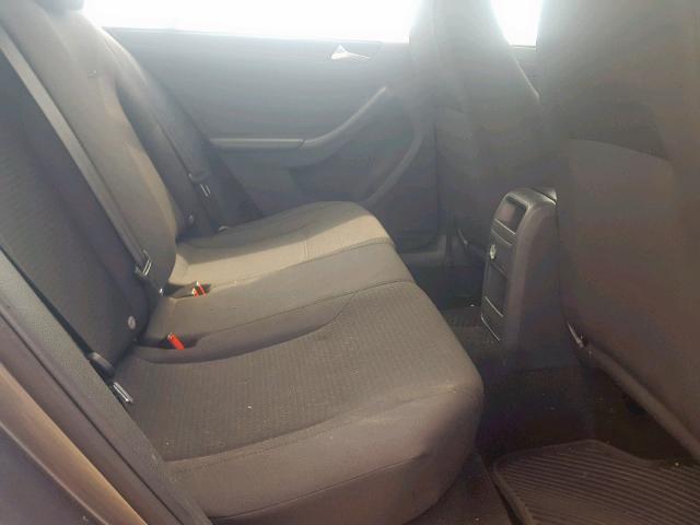 3VW2K7AJ8FM410227 - 2015 VOLKSWAGEN JETTA BASE GRAY photo 6