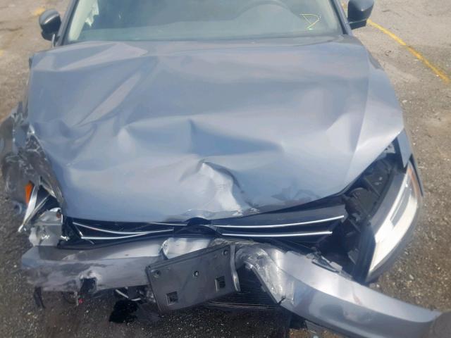 3VW2K7AJ8FM410227 - 2015 VOLKSWAGEN JETTA BASE GRAY photo 7