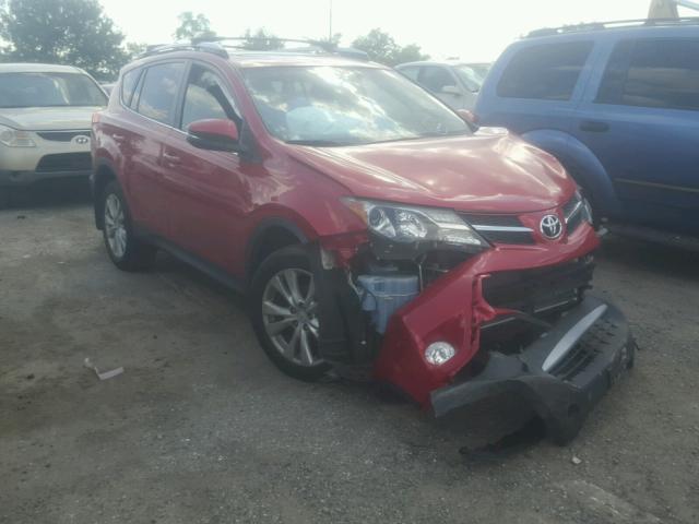 JTMDFREV7D5016939 - 2013 TOYOTA RAV4 LIMIT RED photo 1