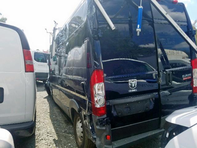 3C6TRVDGXJE143867 - 2018 RAM PROMASTER 蓝色 照片 3
