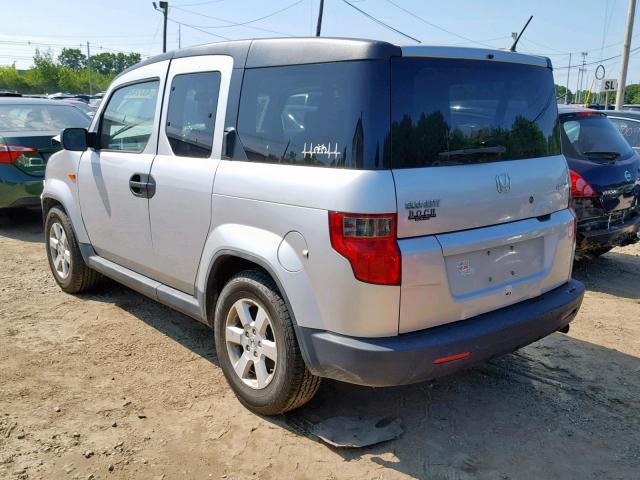 5J6YH2H73AL007933 - 2010 HONDA ELEMENT EX SILVER photo 3