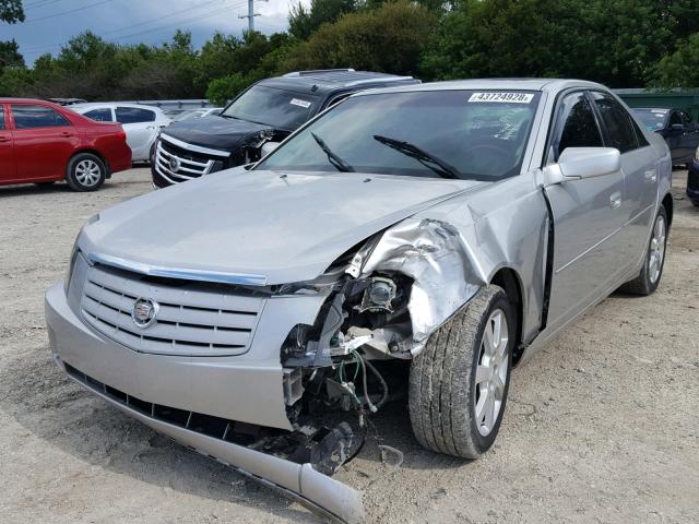 1G6DP577260144514 - 2006 CADILLAC CTS HI FEA SILVER photo 2