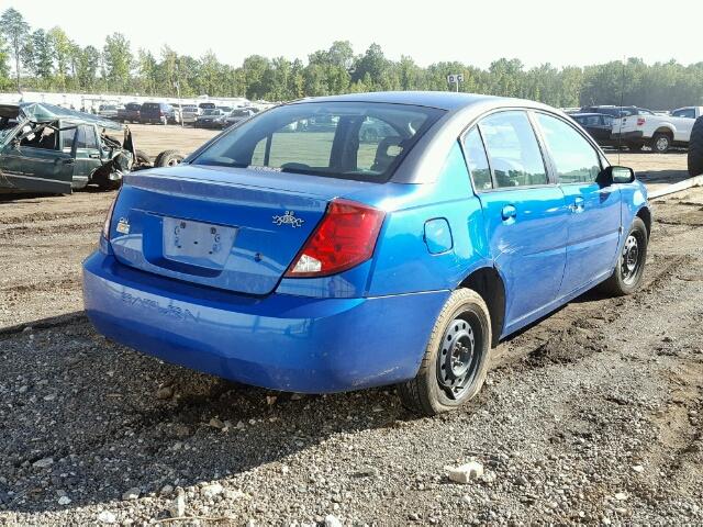 1G8AZ52F43Z136280 - 2003 SATURN ION LEVEL BLUE photo 4