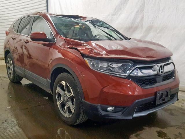 5J6RW2H85JL015065 - 2018 HONDA CR-V EXL RED photo 1