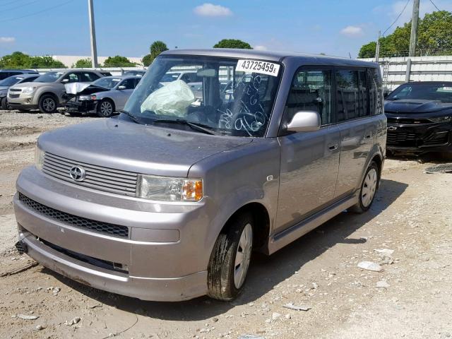 JTLKT324064039601 - 2006 TOYOTA SCION GRAY photo 2