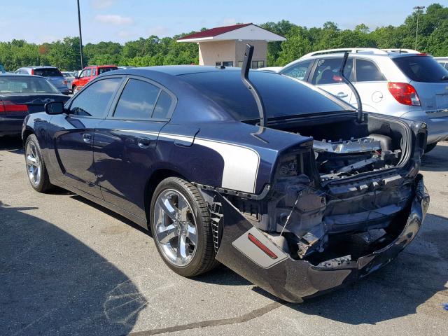 2C3CDXHG5CH244582 - 2012 DODGE CHARGER SX BLACK photo 3