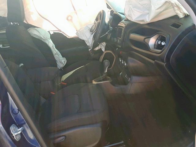 ZACCJAAB2HPF74556 - 2017 JEEP RENEGADE S BLUE photo 5