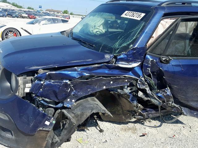 ZACCJAAB2HPF74556 - 2017 JEEP RENEGADE S BLUE photo 9