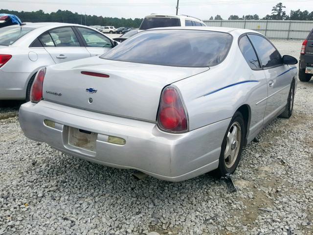 2G1WW12E249439745 - 2004 CHEVROLET MONTE CARL ვერცხლისფერი ფოტო 4