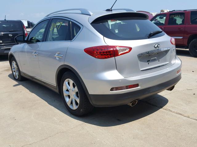 JN1AJ0HPXAM702987 - 2010 INFINITI EX35 BASE SILVER photo 3
