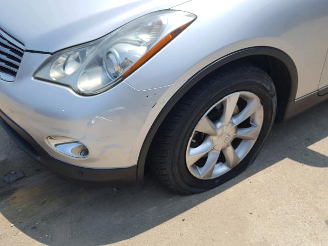 JN1AJ0HPXAM702987 - 2010 INFINITI EX35 BASE SILVER photo 9