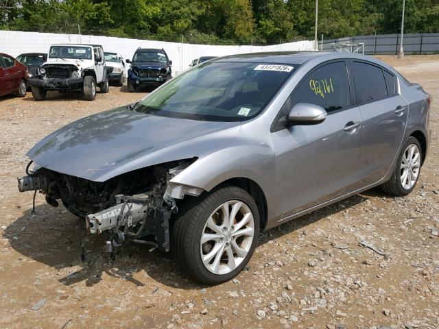 JM1BL1S51A1143498 - 2010 MAZDA 3 S SILVER photo 2