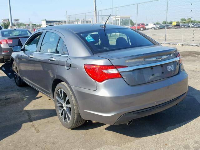 1C3CCBBGXCN251176 - 2012 CHRYSLER 200 TOURIN GRAY photo 3