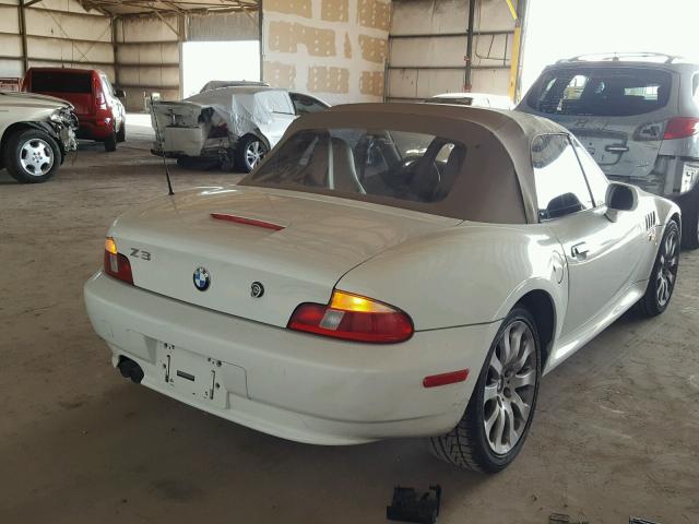 WBACH9343YLG05889 - 2000 BMW Z3 2.3 WHITE photo 4