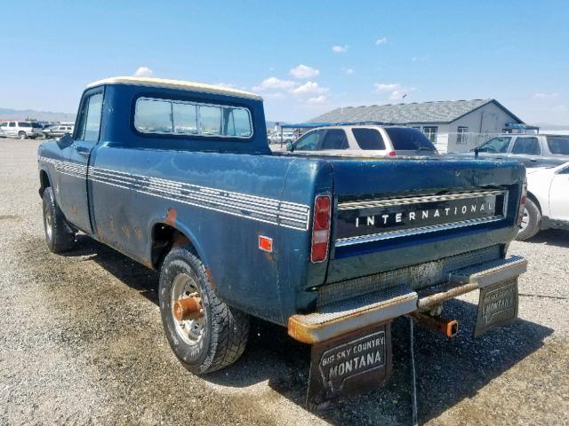 3Q2C0CHB70850 - 1973 INTERNATIONAL PICKUP GREEN photo 3