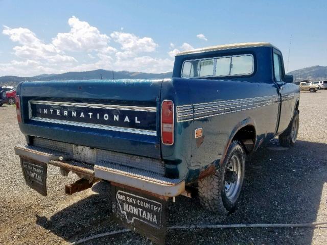 3Q2C0CHB70850 - 1973 INTERNATIONAL PICKUP GREEN photo 4