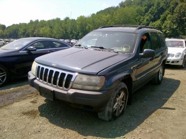 1J4GW48S13C600792 - 2003 JEEP GRAND CHER GRAY photo 2