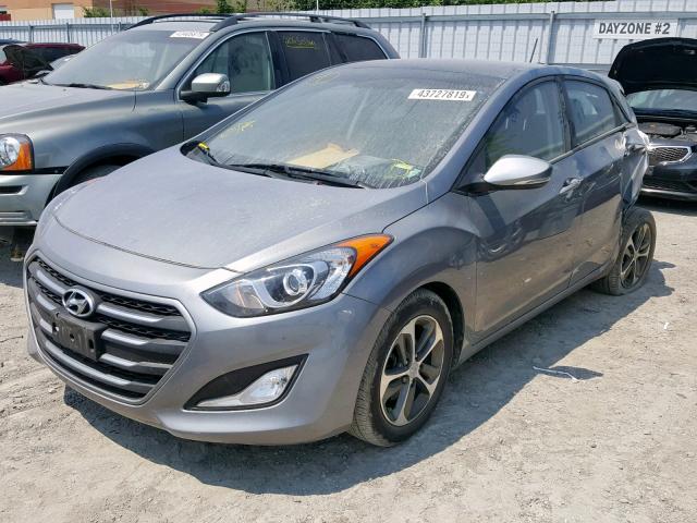 KMHD35LH9GU270091 - 2016 HYUNDAI ELANTRA GT GRAY photo 2