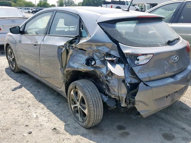 KMHD35LH9GU270091 - 2016 HYUNDAI ELANTRA GT GRAY photo 3