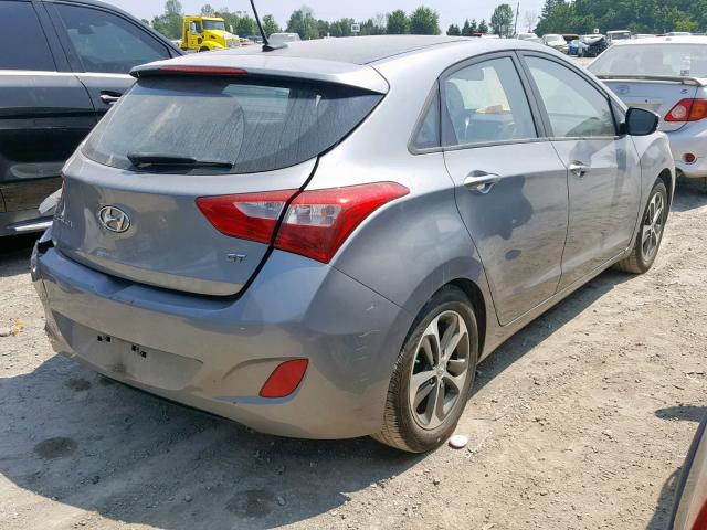 KMHD35LH9GU270091 - 2016 HYUNDAI ELANTRA GT GRAY photo 4