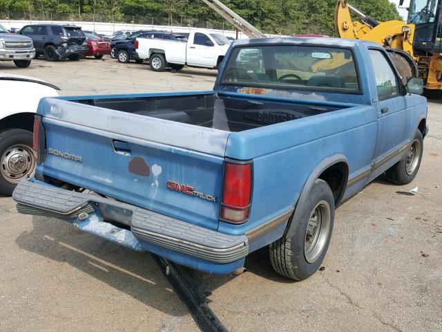 1GTCS14R7P8502666 - 1993 GMC SONOMA BLUE photo 4