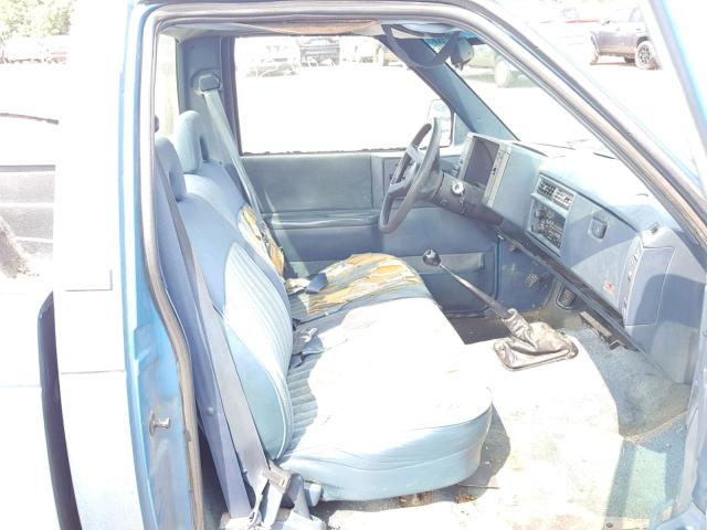 1GTCS14R7P8502666 - 1993 GMC SONOMA BLUE photo 5