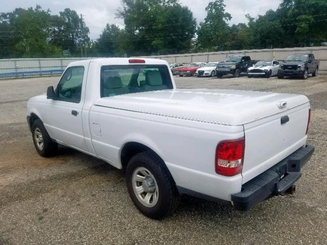 1FTKR1AD1APA52557 - 2010 FORD RANGER WHITE photo 3