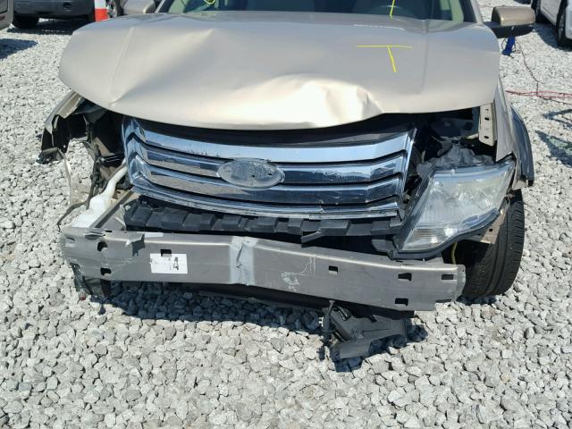 1FMDK05WX8GA05343 - 2008 FORD TAURUS X S TAN photo 9